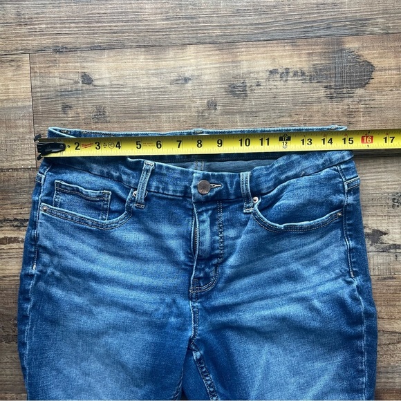 BKE Womens Payton Universal Fit Mid-Rise Ankle Skinny Jeans Distressed Sz  29x27 - Picture 3 of 9